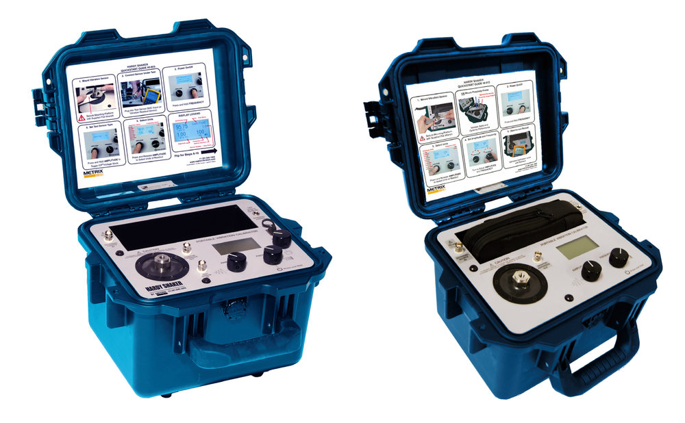 Vibration sensor performance monitoring New Hardy Shaker vibration